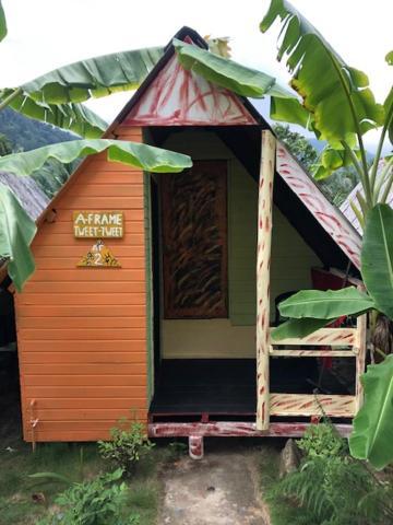 Beach Shack Chalet - Garden View Aframe Small Unit Kampong Juara Ngoại thất bức ảnh