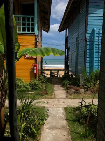 Beach Shack Chalet - Garden View Aframe Small Unit Kampong Juara Ngoại thất bức ảnh